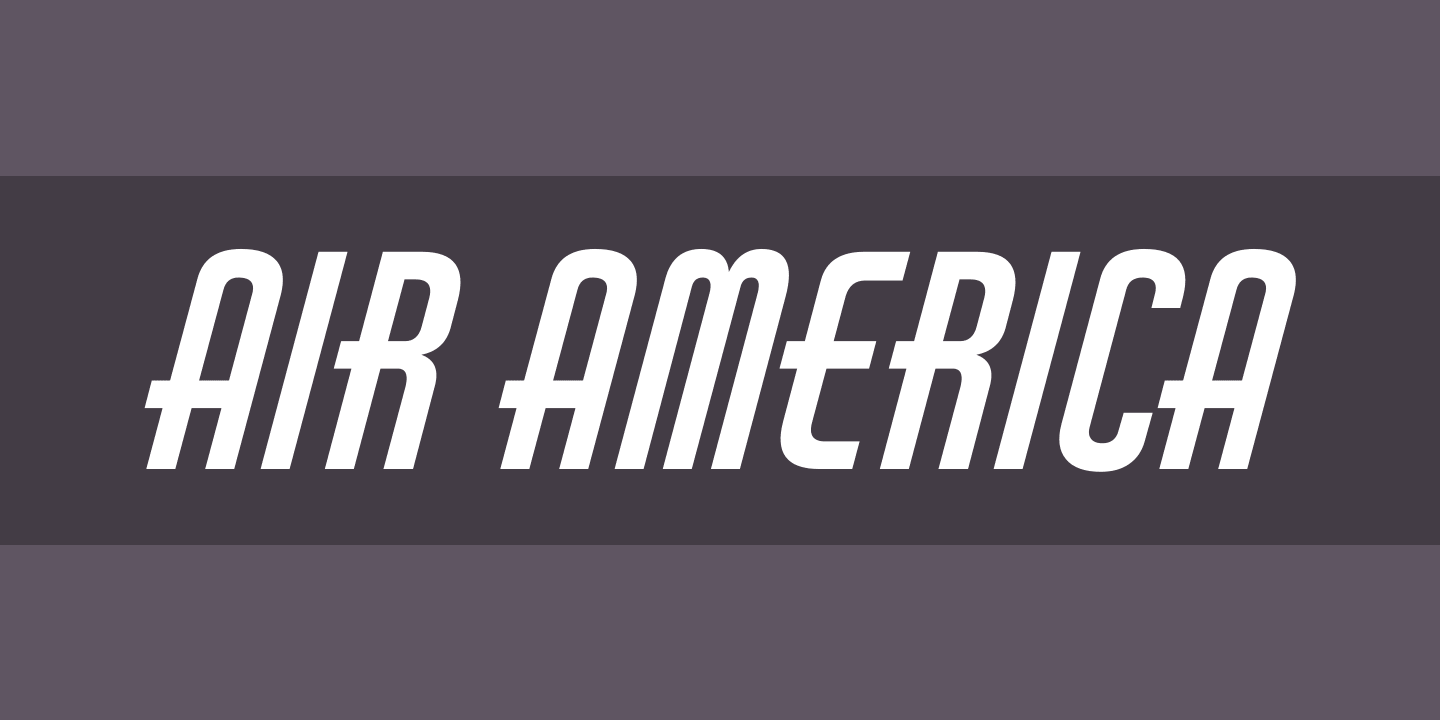 Шрифт Air America